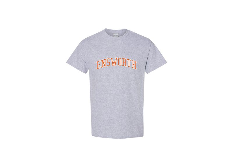 Gildan Youth/Adult Gray SS T-Shirt/Ensworth