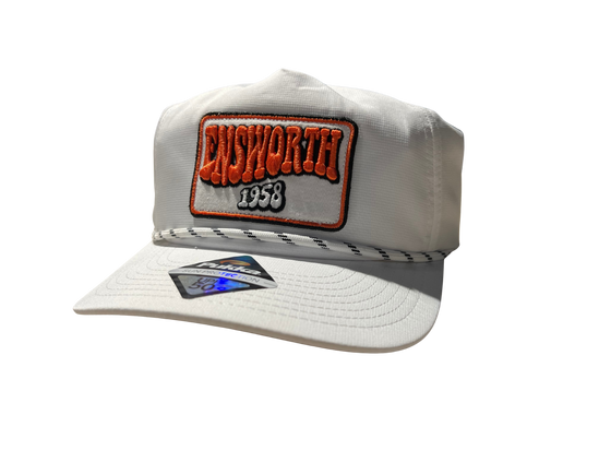 Retro 1958 Patch Hat, Color: White