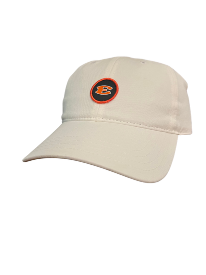 Mini Circle E Patch Hat, Color: White