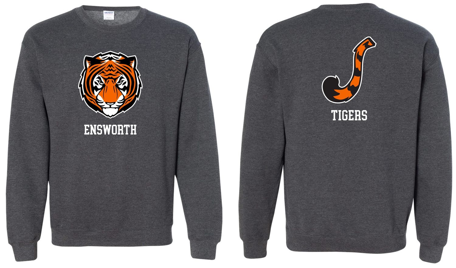 Gildan Tiger Tail Sweatshirt/Charcoal
