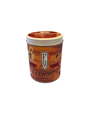 Custom E Cheddar Cookie Gift Tin