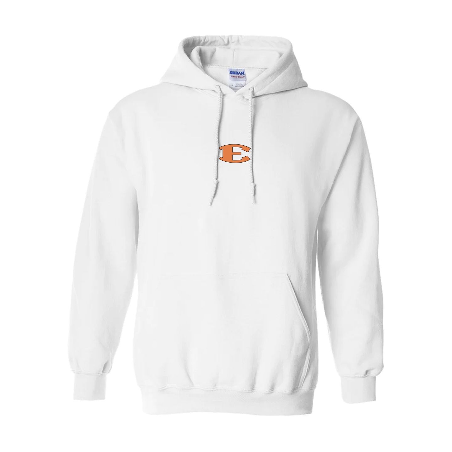 Gildan Youth/Adult Embroidered E Sweatshirt, Color: White, Size: Youth S