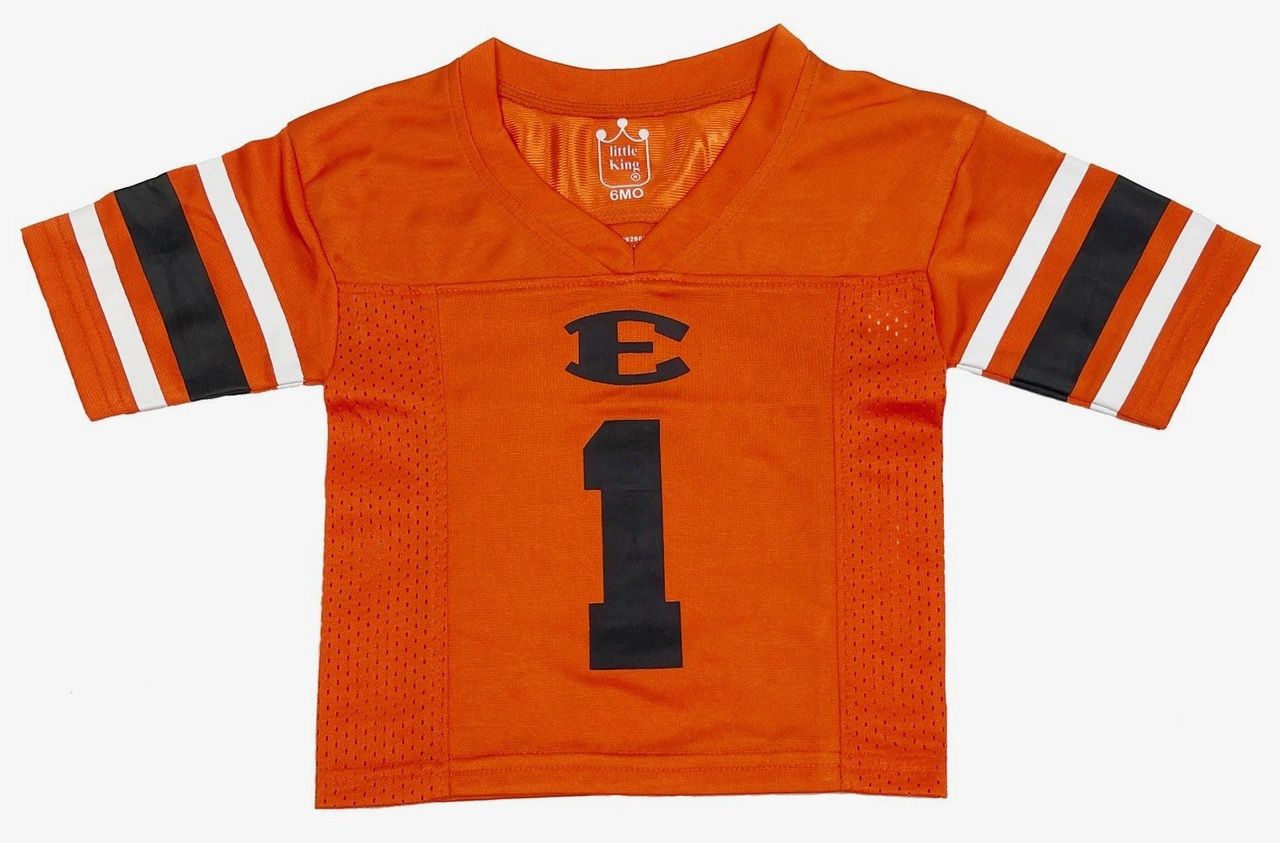 Youth Football Jersey, Color: Orange, Size: Youth S
