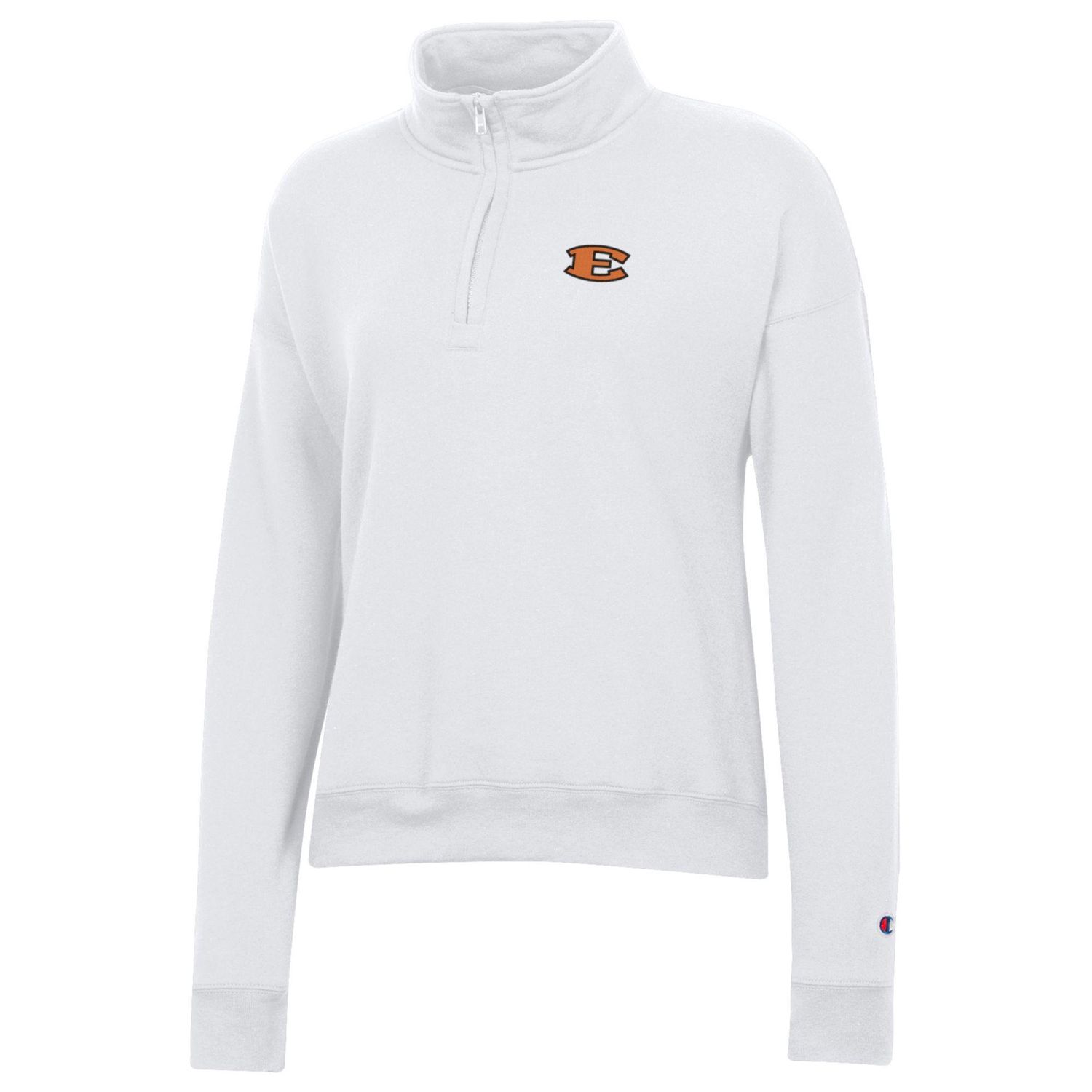 Champion Women's PB 1/4 Zip, Color: White, Size: Ladies S