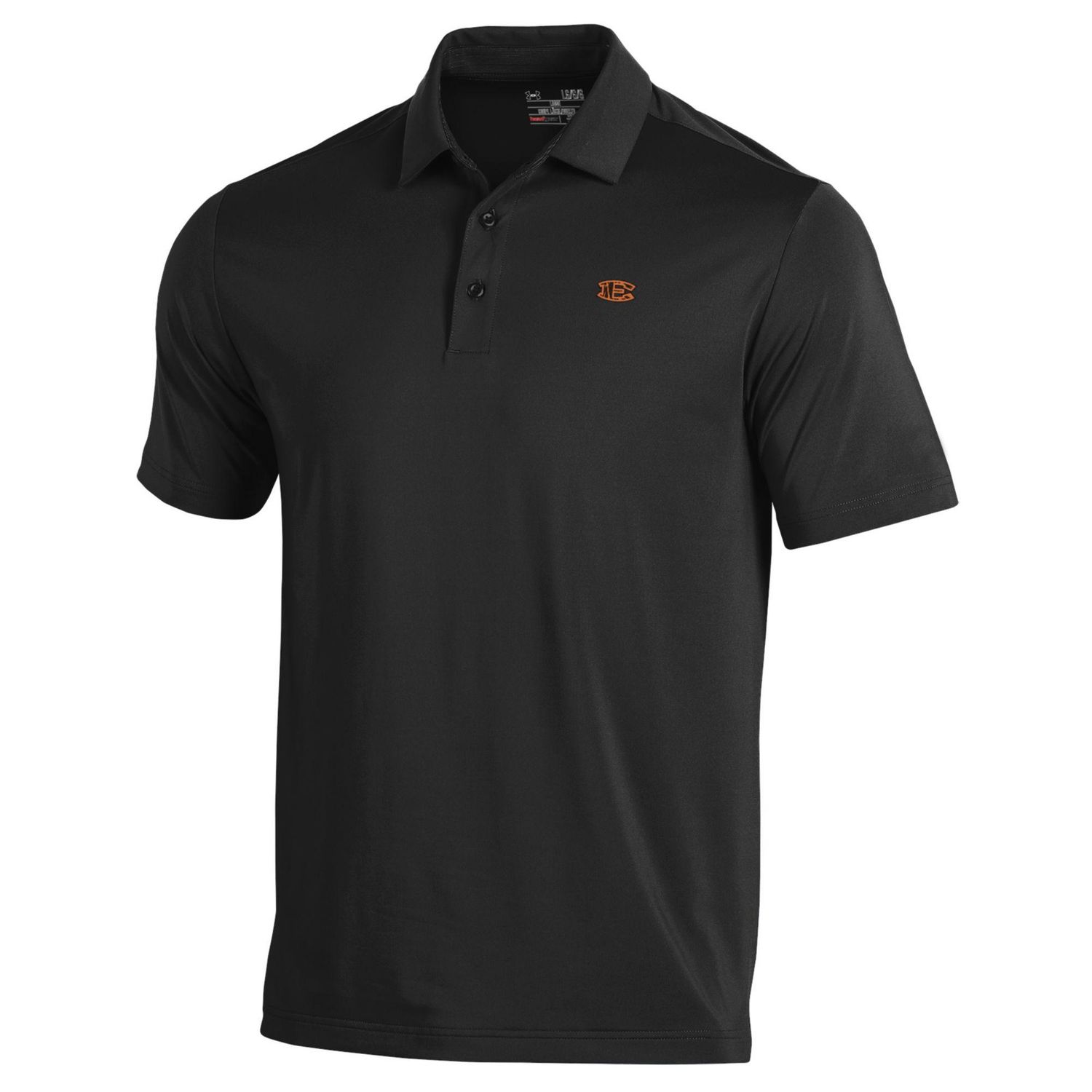 UA Men's T2G Polo, Color: Black, Size: Adult S