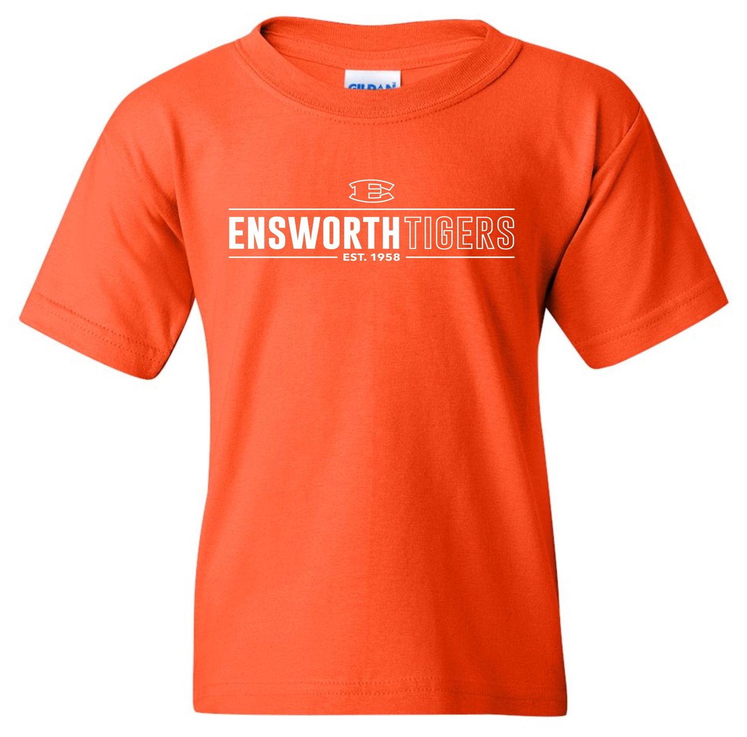 Gildan Spirit T-Shirt, Color: Orange, Size: Youth S
