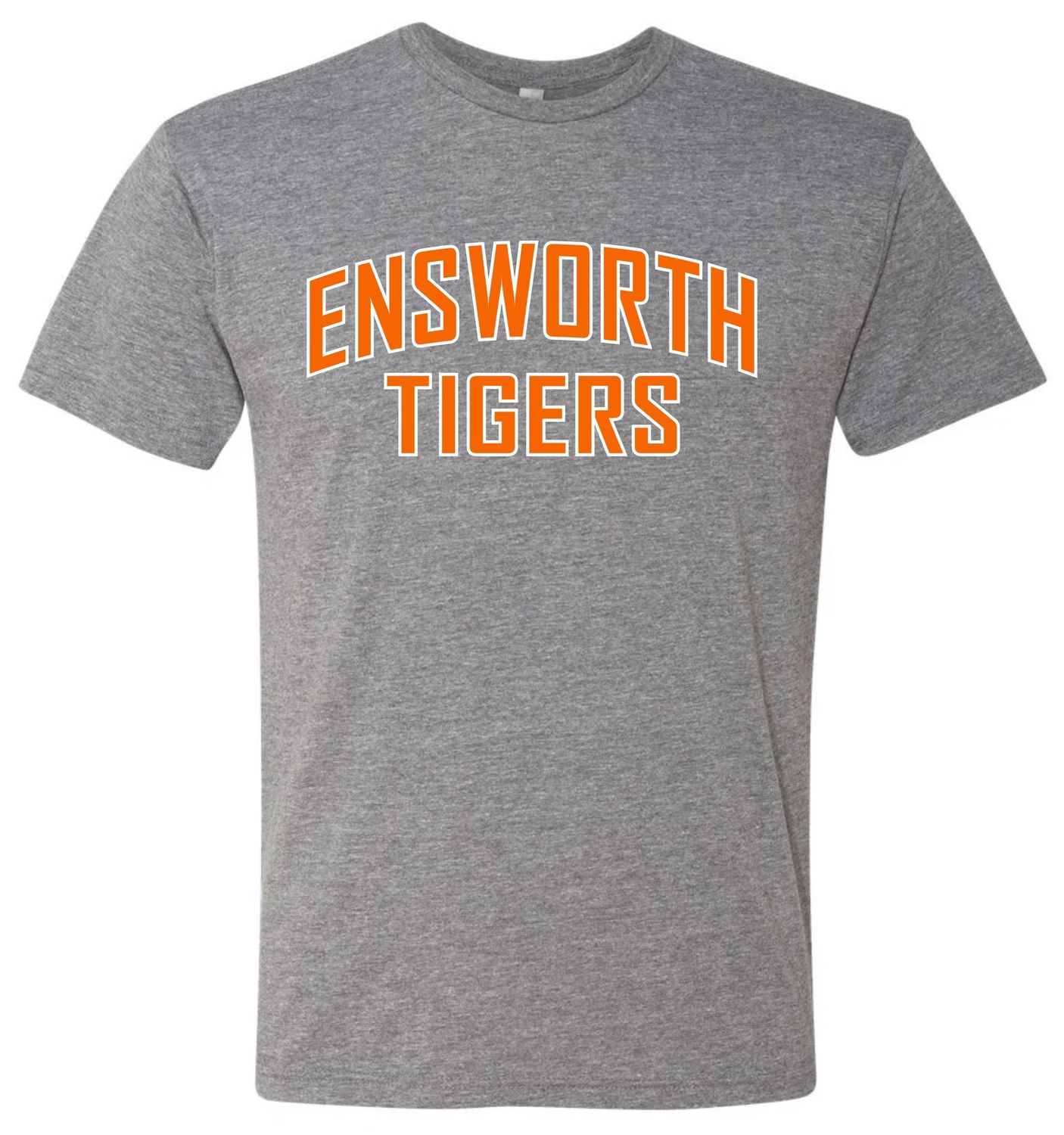 Next Level Block Outline T-Shirt Next Level Block Outline T-Shirt, Color: Orange, Size: Youth XS