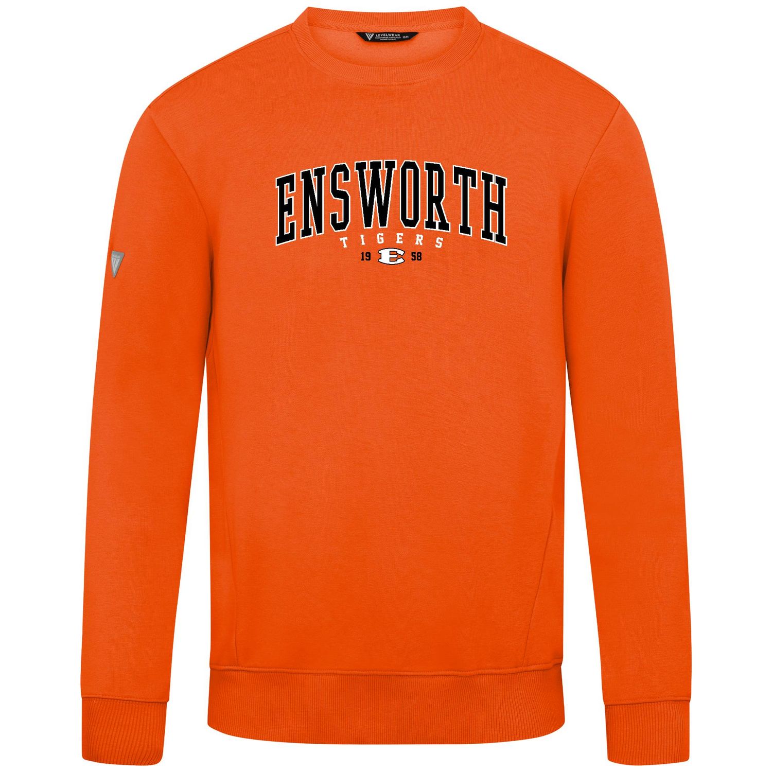 Levelwear Zane Crewneck Levelwear Zane Crewneck, Color: Orange, Size: Adult S