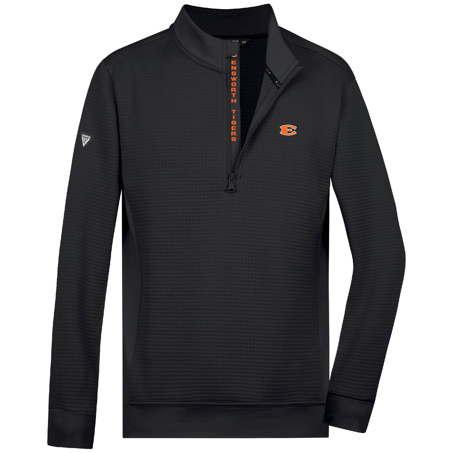 Levelwear Men's Cushion 1/4 Zip, Color: Black, Size: Small
