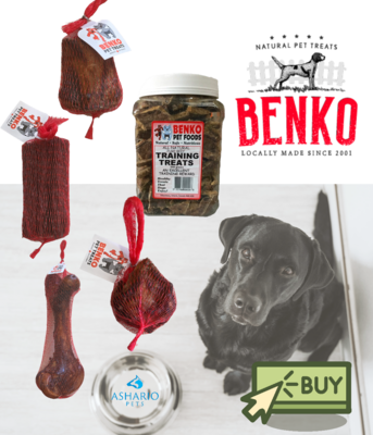 Indulge your furry friend with Benko Dog Treats, exclusively at Ashario Pets Store. Elevate snack time with wholesome ingredients and irresistible flavors.