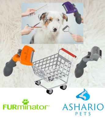 Explore top-notch grooming solutions at Ashario Pets Store with FURminator. Tackle shedding effectively and ensure your pet’s coat shines with premium grooming tools.