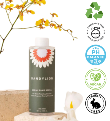 Dandylion Refill- Clean Paws No-Rinse Foaming Cleanser 300 mL