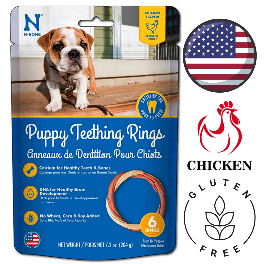 NPIC Puppy Chicken Flavor Teething Rings 6.12 Oz