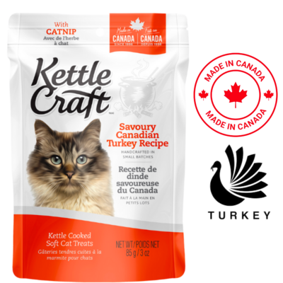 Kettle Craft Savoury Canadian Turkey Cat Treats 85 Grams