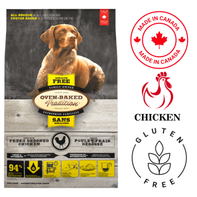 Oven-Baked Tradition All Breeds All Life Stages Grain Free Chicken Dry Dog Food 5 lb