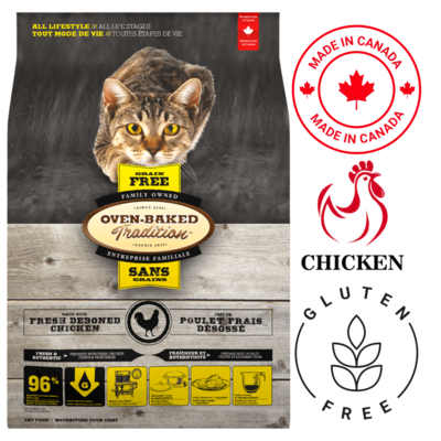 Oven-Baked Tradition Grain Free Chicken Cat Food 10 lb