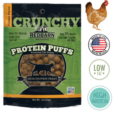 RedBarn Protein Puffs Chicken Cat Treats 28 Grams