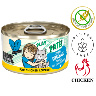 Weruva PLAY ChickenCheckmate Canned Cat Food 2.8 Oz
