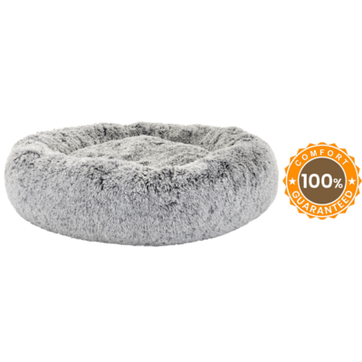 BuD'z Calming Bed Grey Dog 26 Inches, 36 Inches, 42 Inches