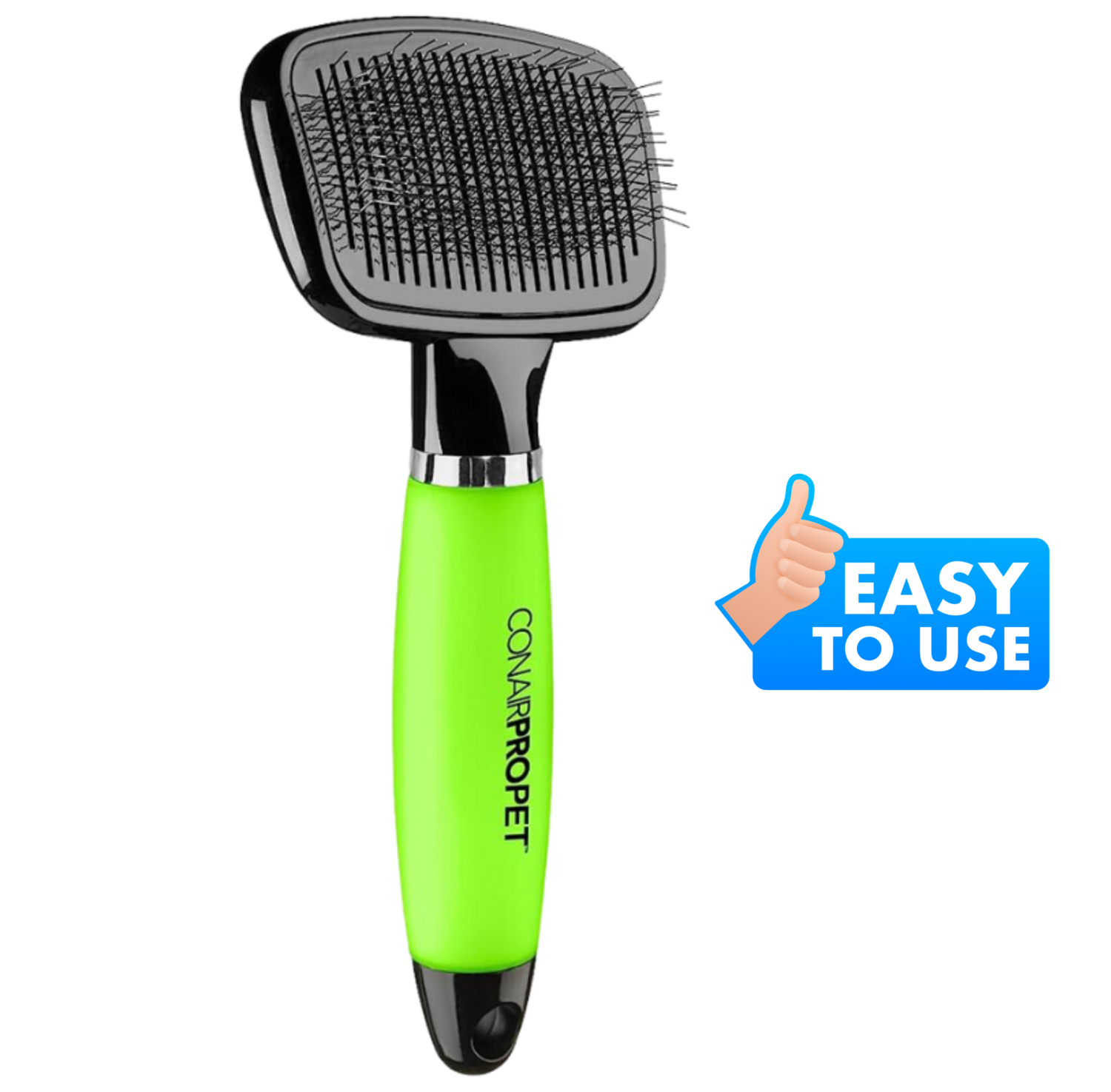 Conairpro Prep Brush Slicker Self Cleaning Pro
