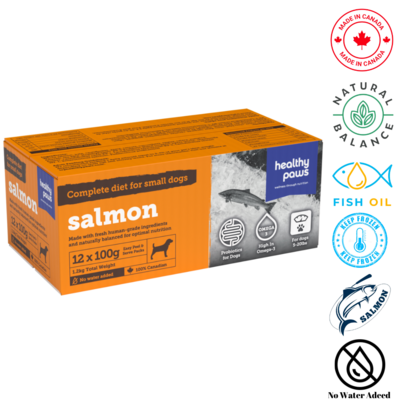 Healthy Paws Small Canine Complete Dinner Salmon 100 Grams
