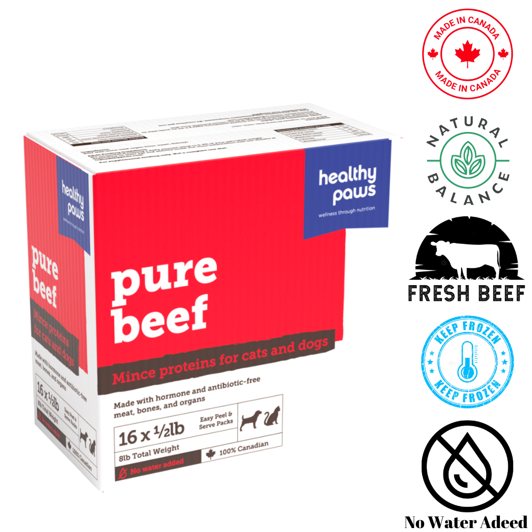 Healthy Paws Pure Mince Beef & Organ 0.5 lb