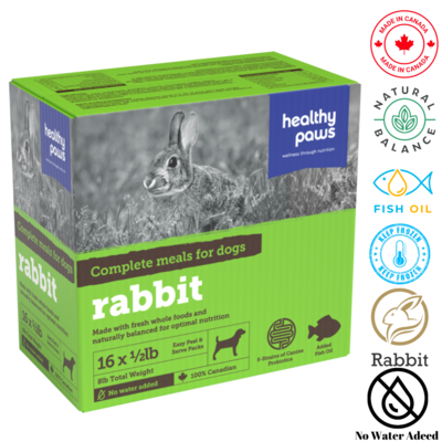 Healthy Paws Canine Complete Dinner Rabbit 0.5 lb