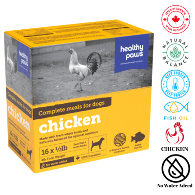 Healthy Paws Canine Complete Dinner Chicken 0.5 lb