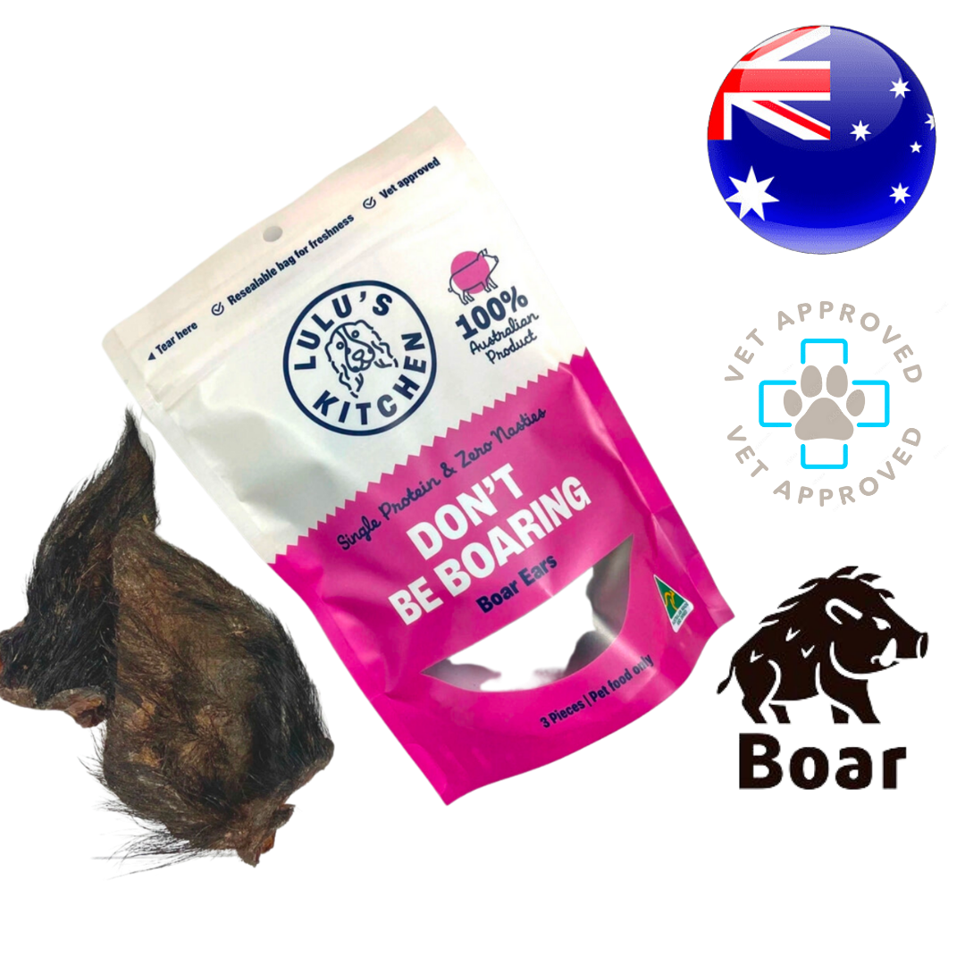 Rover Pet Products Don'T Be Boaring Boar Ear Dog Treats