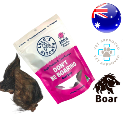 Rover Pet Products Don'T Be Boaring Boar Ear Dog Treats