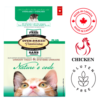 Oven-Baked Tradition Natures Code Urinary Tract Chicken Dry Cat Food 5 lb