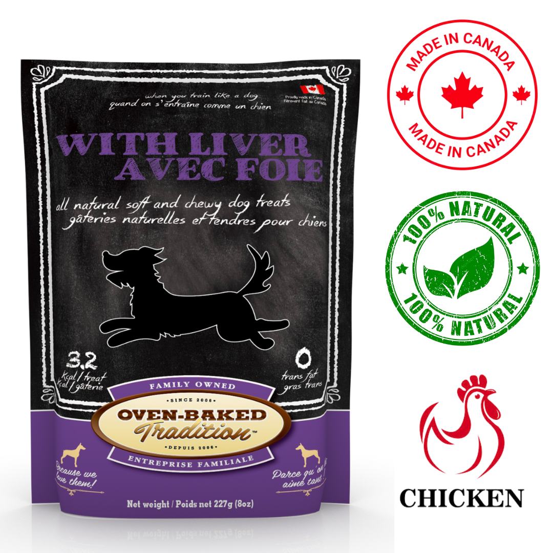 Oven-Baked Tradition Soft And Chewy Liver Dog Treats 8 Oz