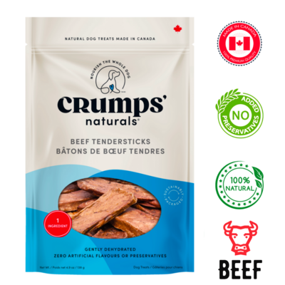 Crump's Natural Dehydrated Beef Tendersticks 138 Grams