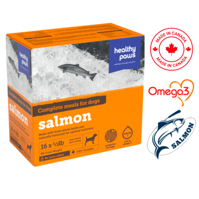 Healthy Paws Canine Complete Dinner Salmon 0.5 lb
