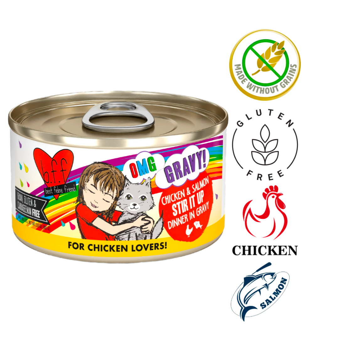 Weruva OMG Stir It Up Canned Cat Food 2.8 Oz