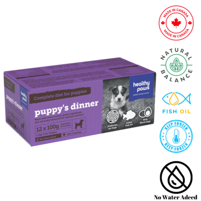 Healthy Paws Small Canine Complete Puppy Dinner 100 Grams