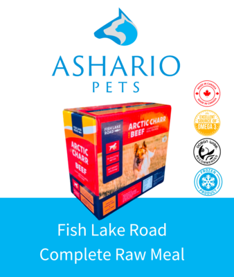 Elevate your pet&#39;s diet with Fish Lake Road Complete Raw Meal, now available at Ashario Pets. With premium ingredients and balanced nutrition, this raw meal ensures your pet receives the essential nutrients they need for overall well-being.