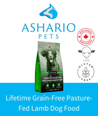 Ashario Pets Store introduces Lifetime Grain-Free Pasture-Fed Lamb Dog Food, a premium choice for your furry friend&#39;s diet. With high-quality ingredients and grain-free formula, ensure your dog&#39;s well-being and happiness.