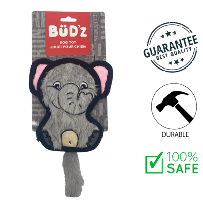 BuD'z Crinkle Dog Toy Baby Elephant
