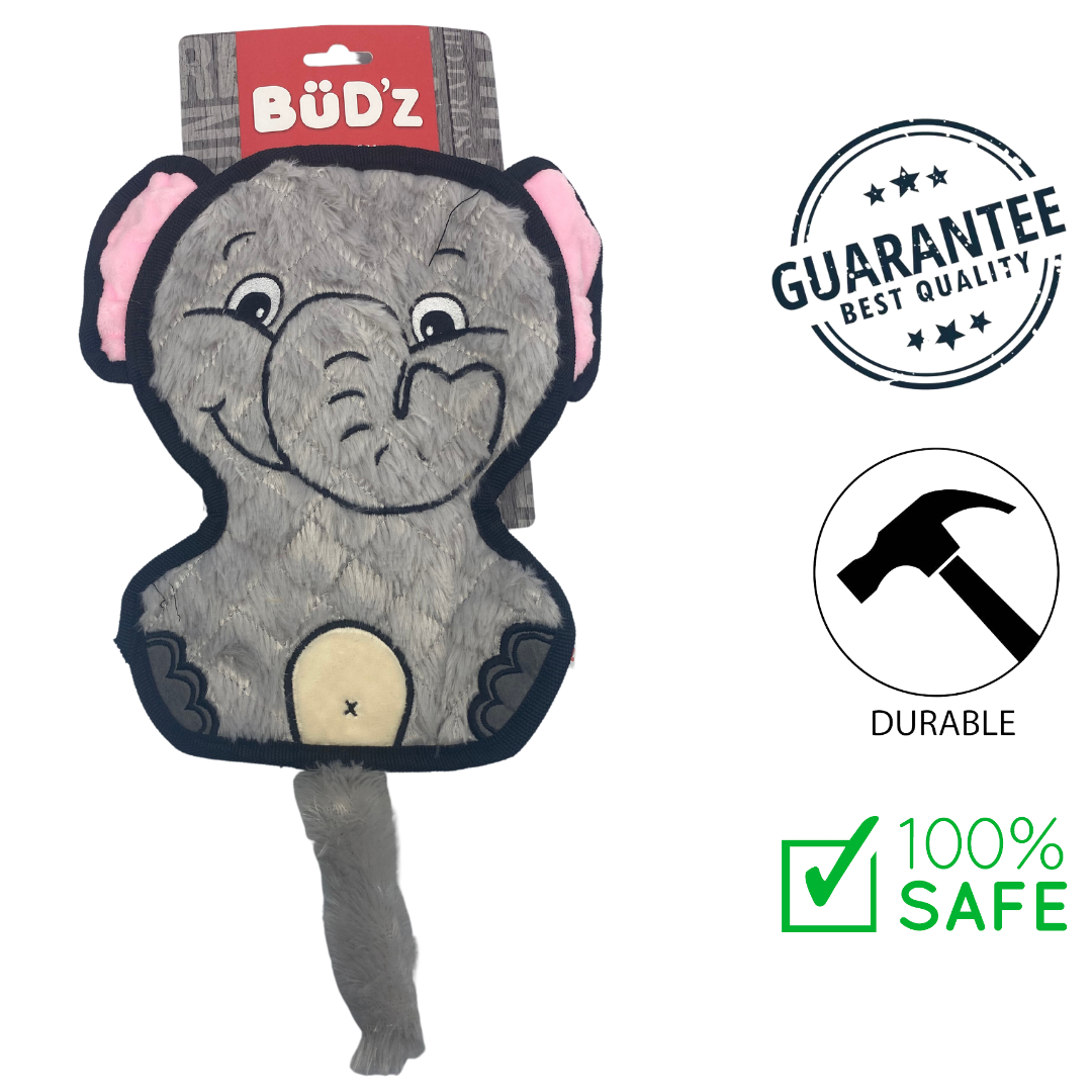 BuD'z Crinkle Dog Toy Mommy Elephant
