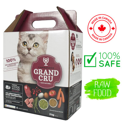 Grand Cru Dehydrated Raw Red Meat Cat Food 3 Kg