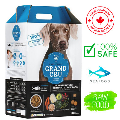 Grand Cru Grain Free Fish Dehydrated Raw Dog Food 2 Kg, 10 Kg