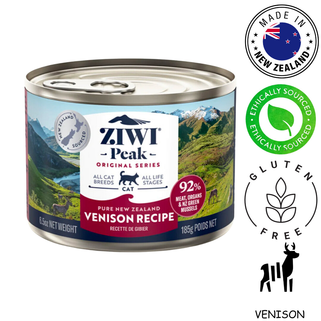 ZIWI Venison Canned Cat Food 6.5 Oz
