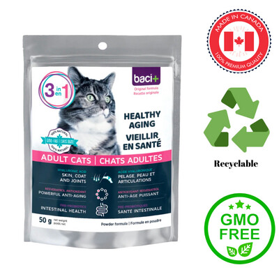 Baci+ 3-in-1 Healthy Aging for Adult Cats 50 Grams