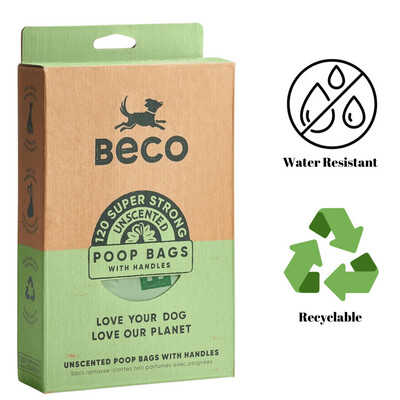 Beco Poop Bags with Handles 120 Pack