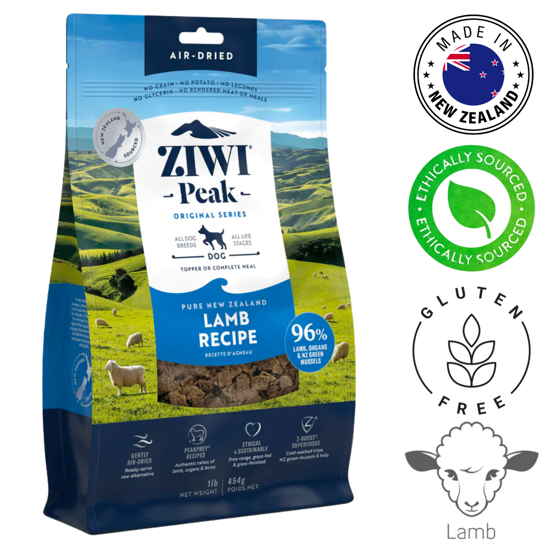 ZIWI Lamb Air Dried Dog Food 454 Grams