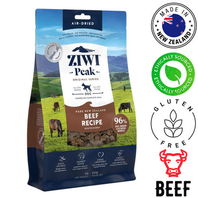 ZIWI Beef Air Dried Dog Food 454 Grams