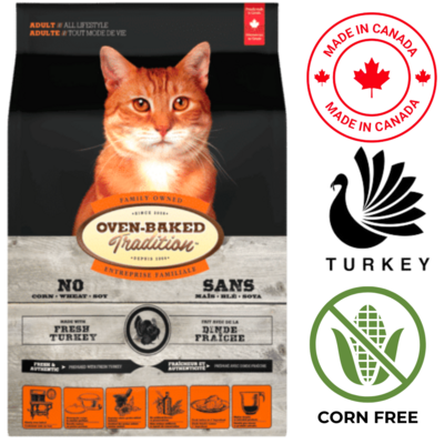 Oven-Baked Tradition Adult Turkey Cat Food 5 lb