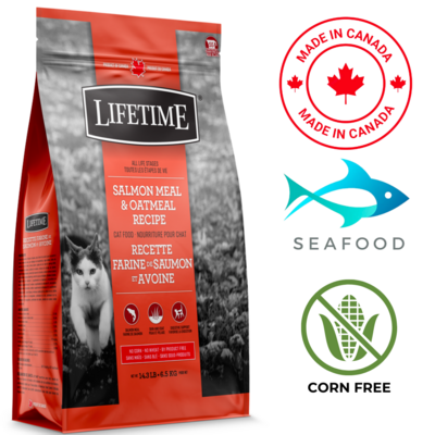 Lifetime All Life Stages Salmon & Oatmeal Cat Food 6.5 kg