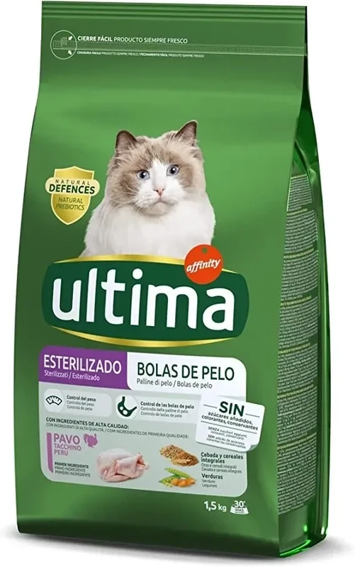 Ultima bolas de pelos esterilizado pavo Ultima bolas de pelos esterilizado pavo